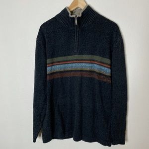 Columbia Sportswear Mens Sweater Sz XL Zip Pullover Shirt Long Sleeve Vintage